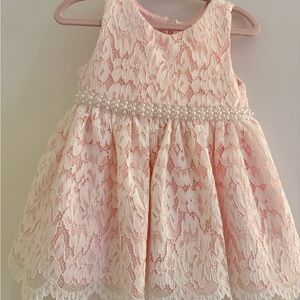 American Princess Blush Lace Dress